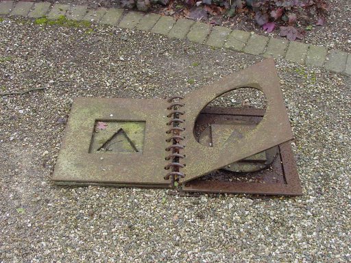 Boek met zes bladen